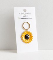 New Look Yellow Sunflower Keyring